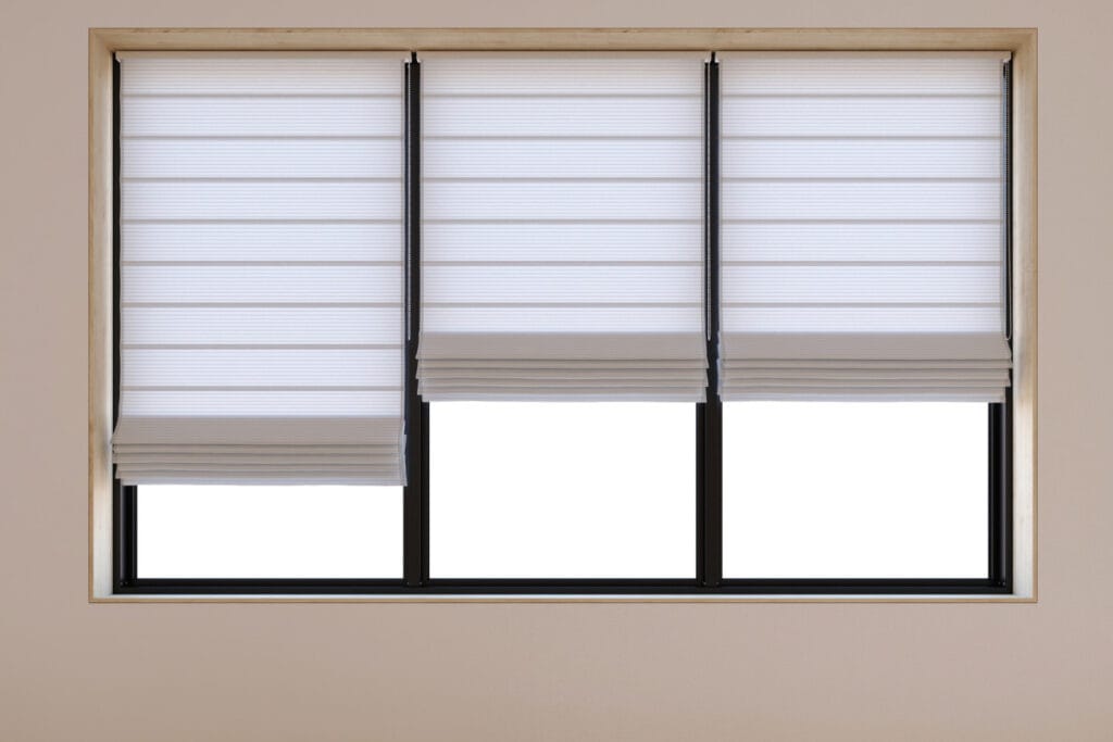 Can you paint a roller blind image shown as demonstration