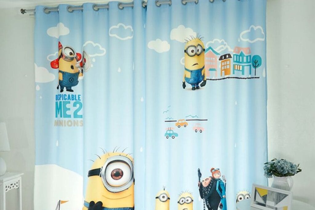 Beautiful and Colourful curtains for kids
