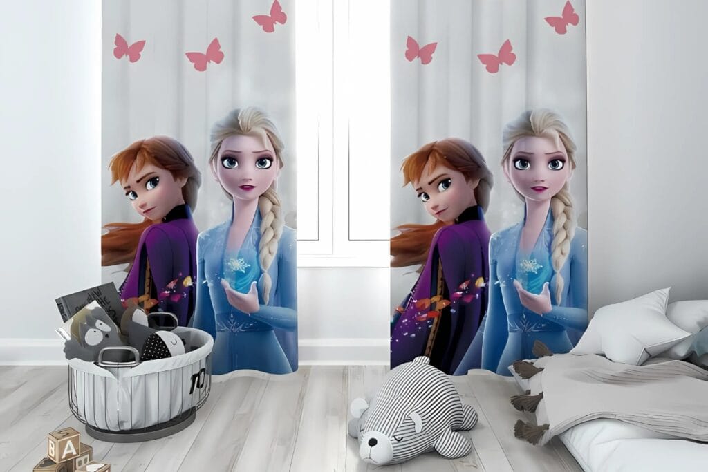 Beautiful and Colourful curtains for kids