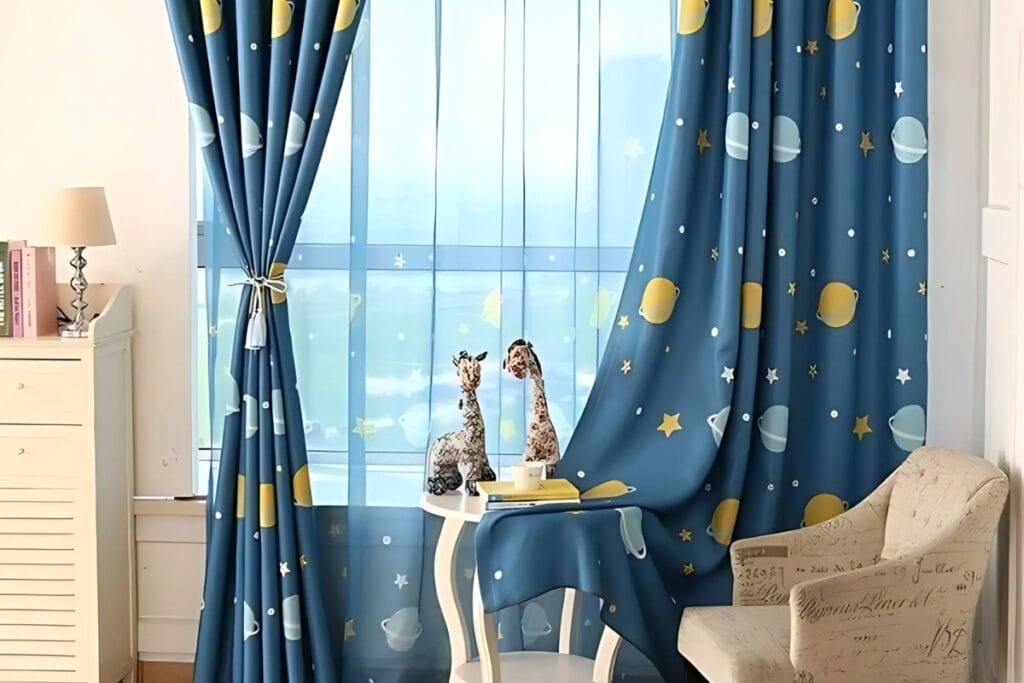Beautiful and Colourful curtains for kids room